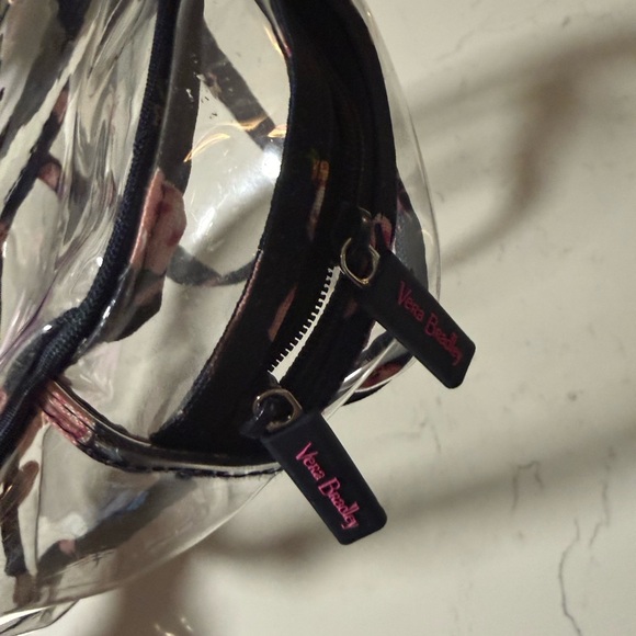 🦩 Vintage Vera Bradley ‘Flamingo Fiesta’ Travel Case & Pouches - Picture 3 of 11